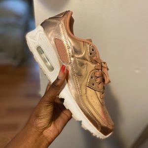 Rosegold nike air max 90